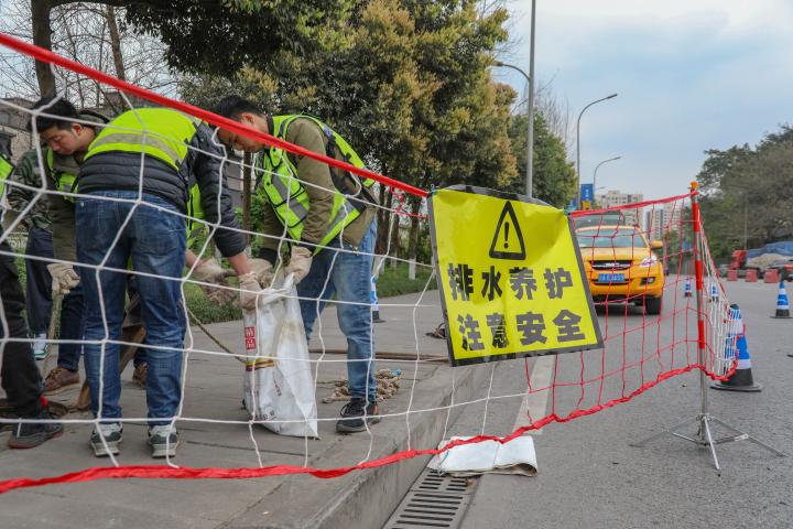 江北未雨绸缪提前做好汛前城市排水防涝工作